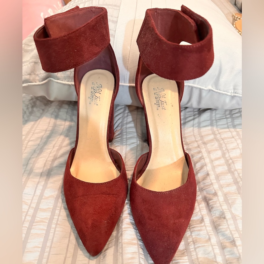 Maroon Pumps
